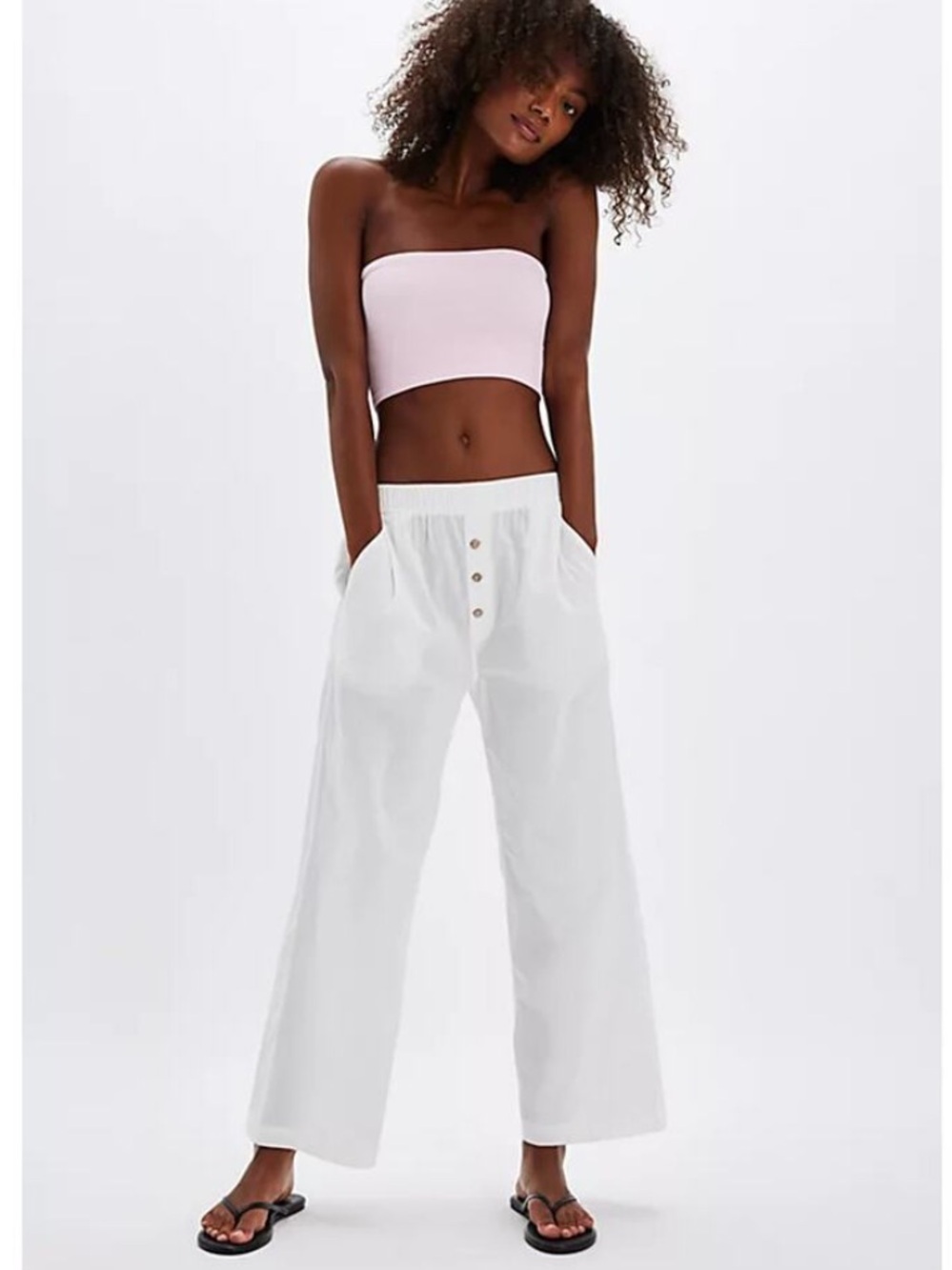 NWOT Free People Summer Sleeper Solid cotton Pants